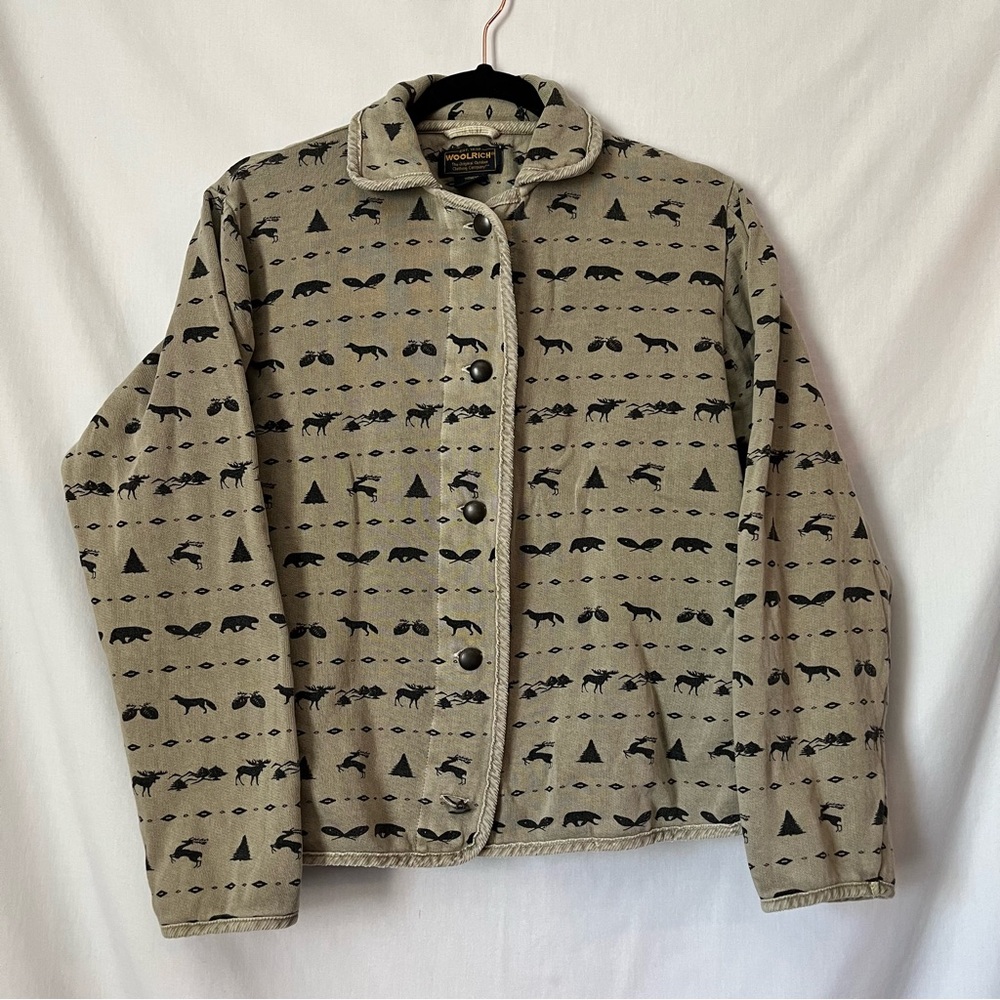 Woolrich Womens Cardigan Animal Cardigan Size Small